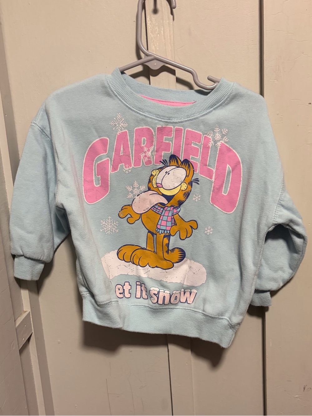 Kids Garfield sweatshirt size 2t